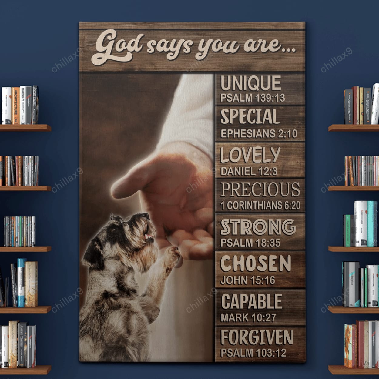 Schnauzer - God Says You Are Canvas - Canvas Decor Ideas