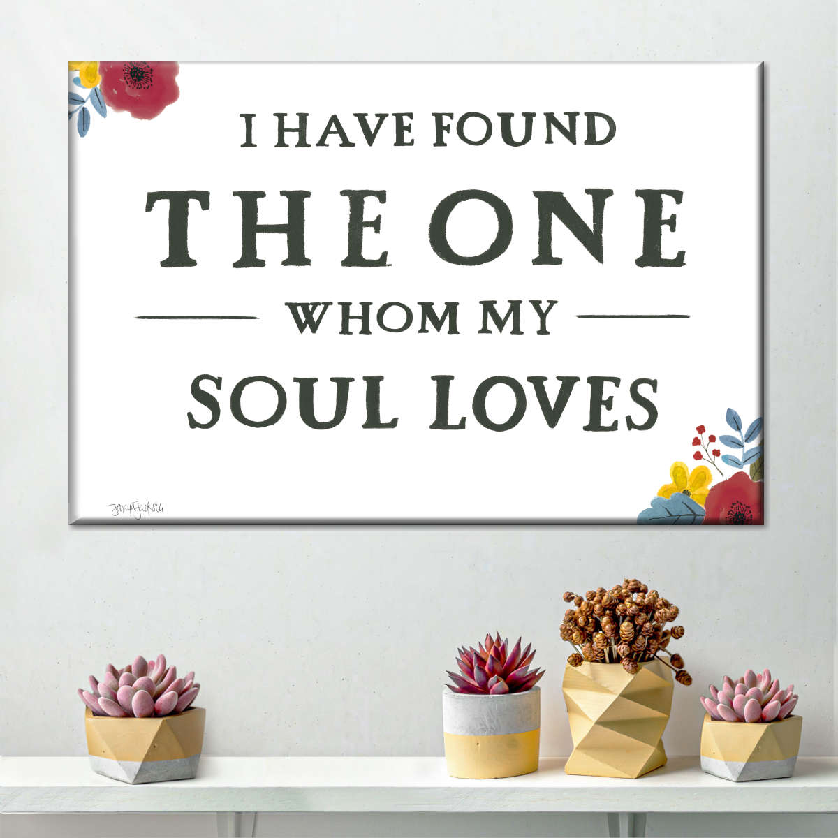 Scripture For Life I Canvas Wall Art - Christian Canvas Wall Art - Religious Wall Art Canvas
