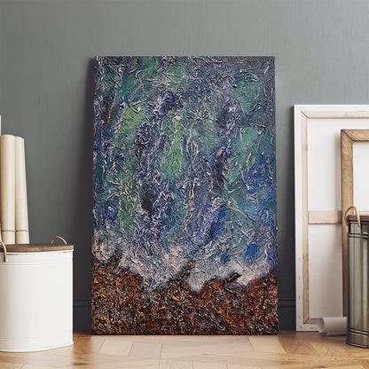 Seascape Painting Abstract Canvas Wall Art - Canvas Wall Decor - Home Decor Living Room