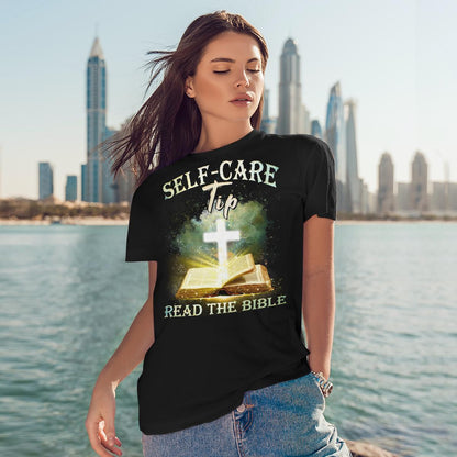 Self-Care Tip Read The Bible, God T-Shirt, Jesus Sweatshirt Hoodie, Faith T-Shirt, Christ Unisex Hoodie