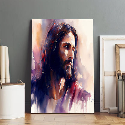 Serene Jesus Christ Able File - Jesus Canvas Pictures - Christian Wall Art