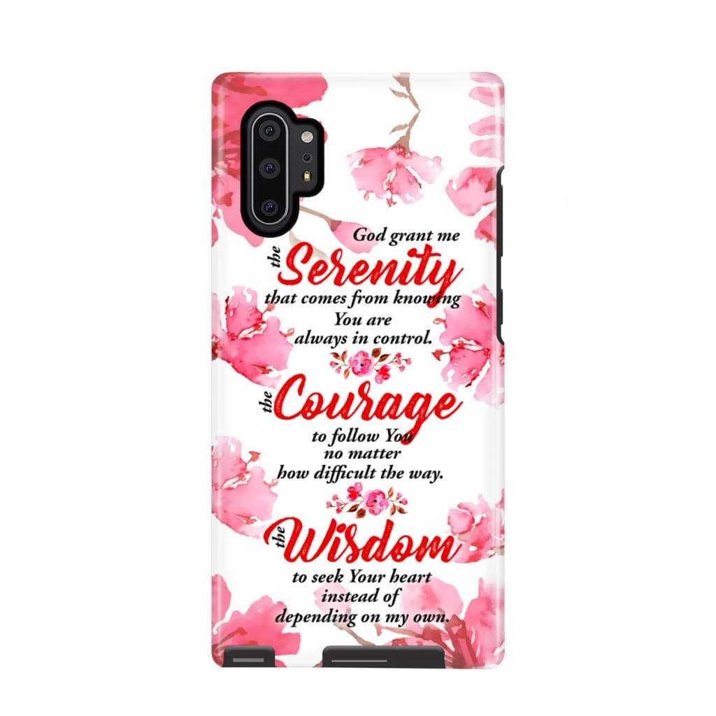 Serenity Prayer Phone Case Christian Phone Cases - Scripture Phone Cases - Iphone Cases Christian