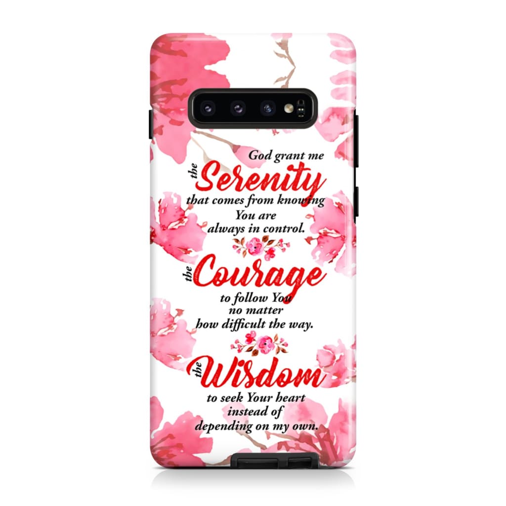 Serenity Prayer Phone Case Christian Phone Cases - Scripture Phone Cases - Iphone Cases Christian
