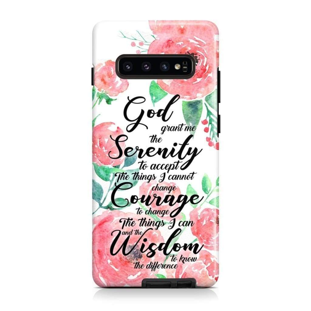 Serenity Prayer Phone Case God Grant Me The Serenity To Accept The Things I Cannot Change - Scripture Phone Cases