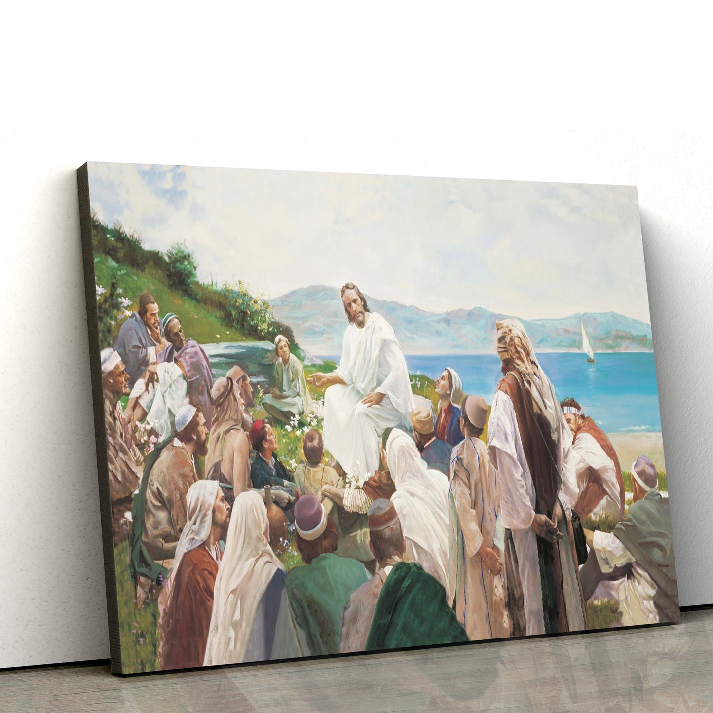 Sermon On The Mount Canvas Wall Art - Christian Canvas Pictures - Religious Canvas Wall Art