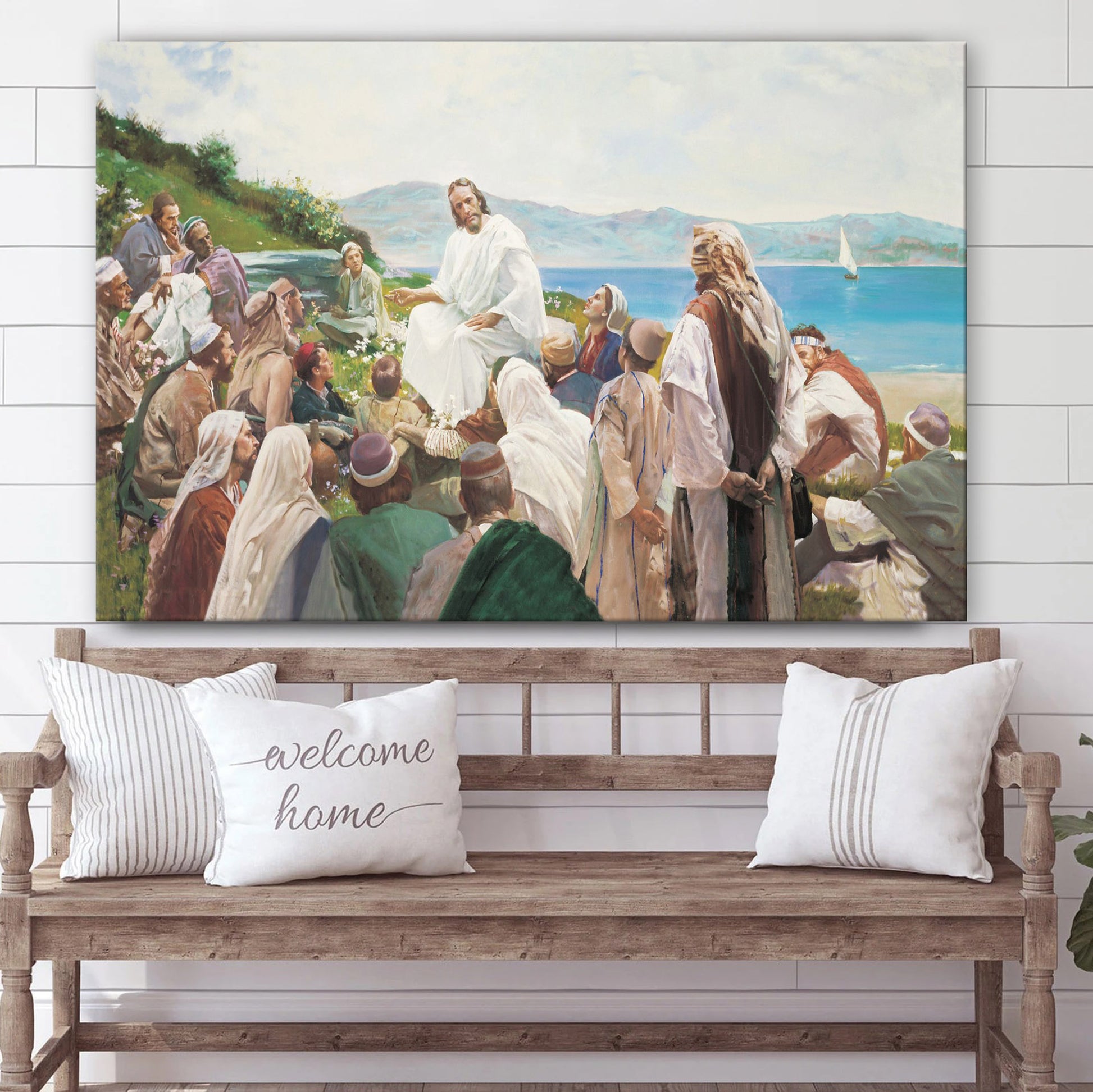 Sermon On The Mount Canvas Wall Art - Christian Canvas Pictures - Religious Canvas Wall Art