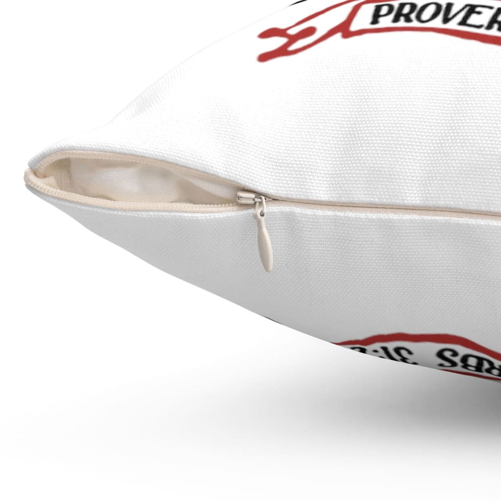 She Is Strong Proverbs 3125 Bible Verse Pillow