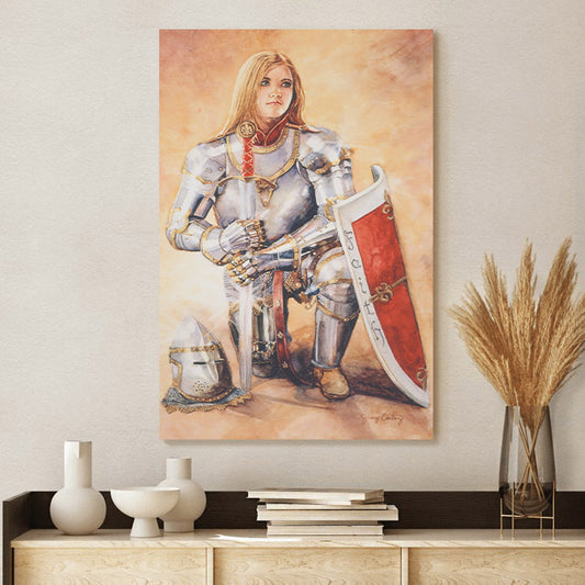 Shield Of Faith Canvas Picture - Jesus Canvas Wall Art - Christian Wall Art