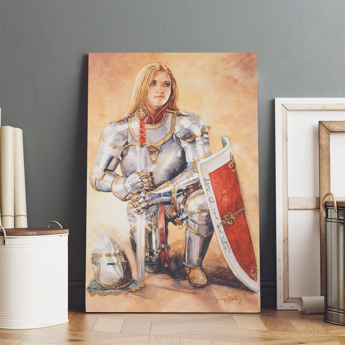 Shield Of Faith Canvas Picture - Jesus Canvas Wall Art - Christian Wall Art