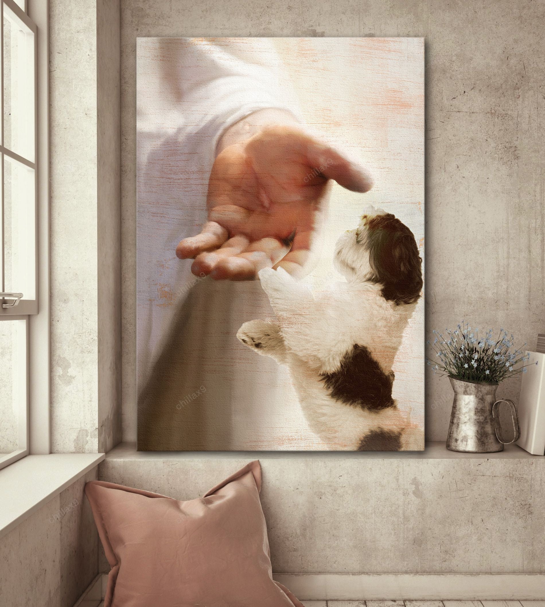 Shih Tzu - Take My Hand Canvas - Canvas Decor Ideas