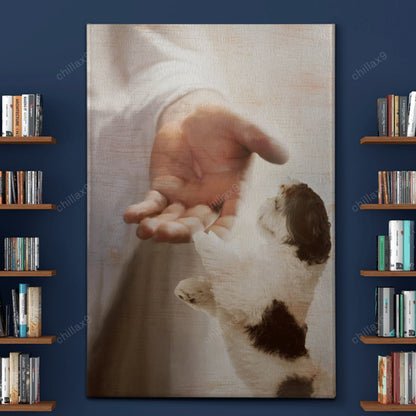 Shih Tzu - Take My Hand Canvas - Canvas Decor Ideas