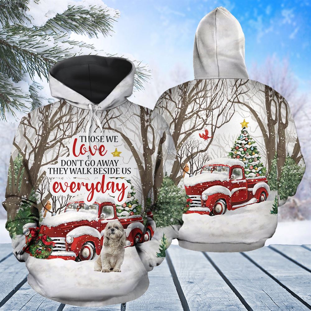 Shih Tzu Angel All Over Print 3D Hoodie For Men And Women, Best Gift For Dog lovers, Best Outfit Christmas