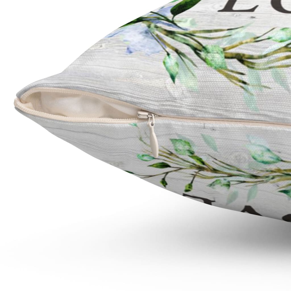 Shine His Light Share His Word Show His Love Christian Pillow