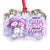 Sister Snowman Always My Sister Forever My Friend Metal Ornament - Christmas Ornament - Christmas Gift