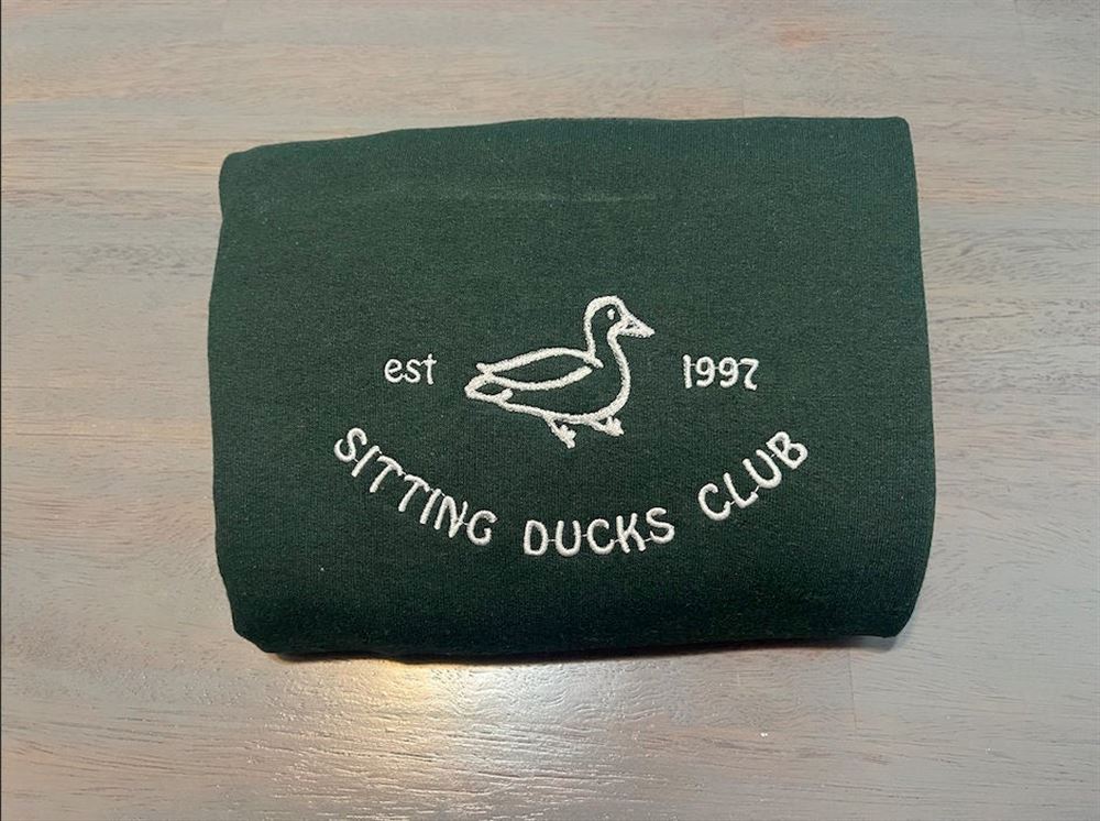 Sitting Ducks Women's Embroidered Sweatshirts