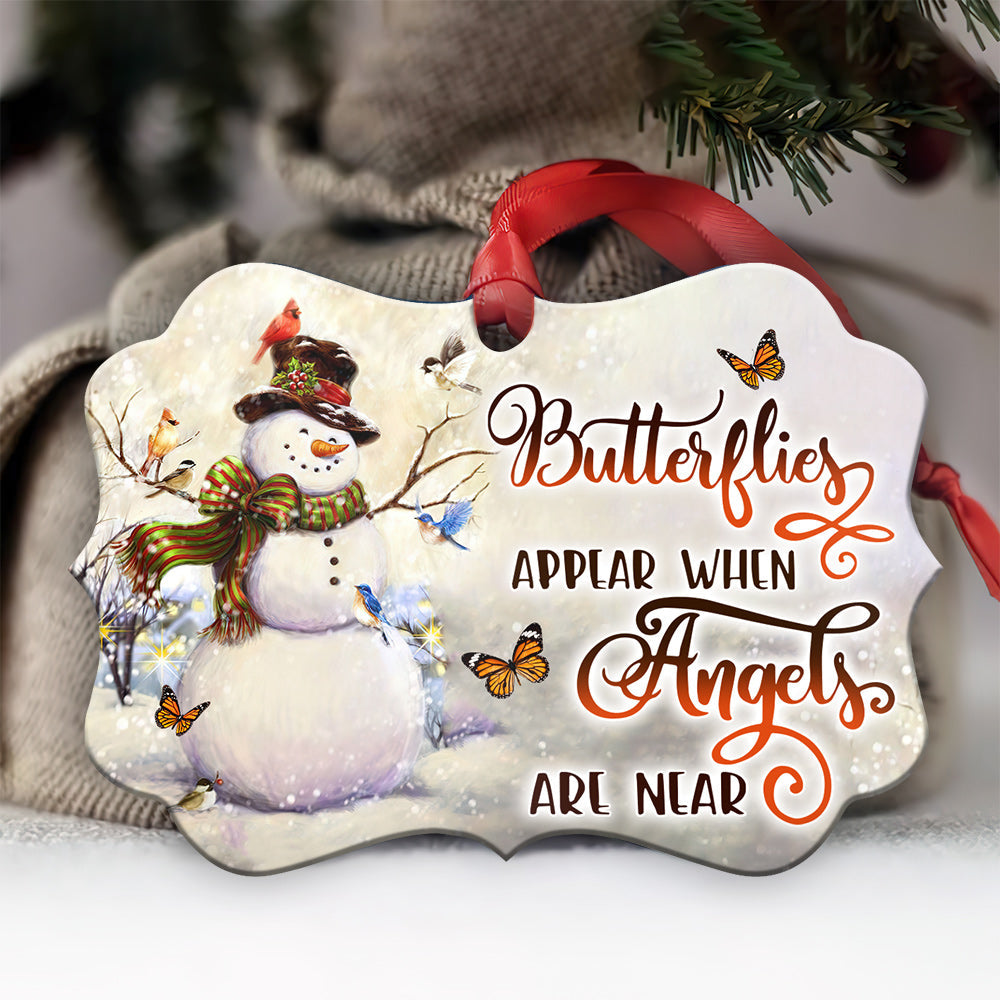 Snowman Memorial 2 Metal Ornament - Christmas Ornament - Christmas Gift
