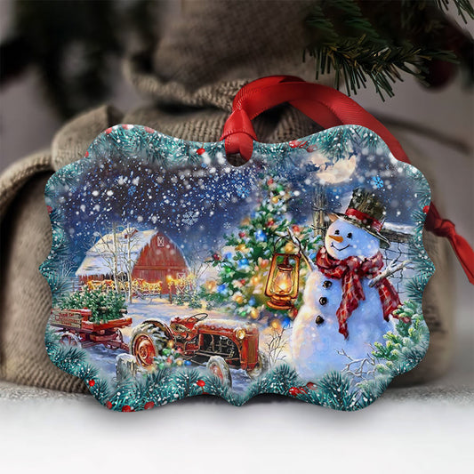 Snowman Ornament 1 - Christmas Ornament - Ciaocustom