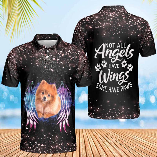 Some Angels Have Paws Polo Shirts - Christian Shirt For Men And Women