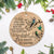 Something Wonderful Is About To Happen 2 Ceramic Circle Ornament - Decorative Ornament - Christmas Ornament