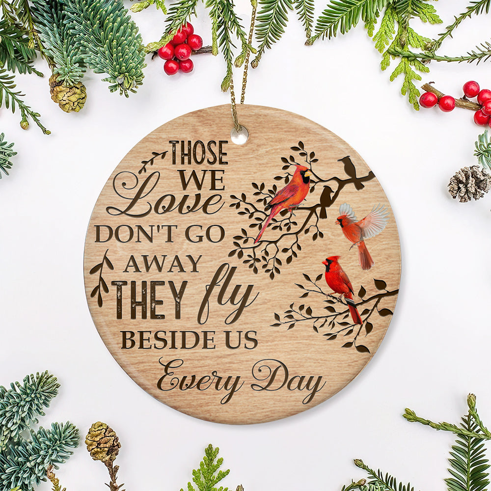 Something Wonderful Is About To Happen Ceramic Circle Ornament - Decorative Ornament - Christmas Ornament