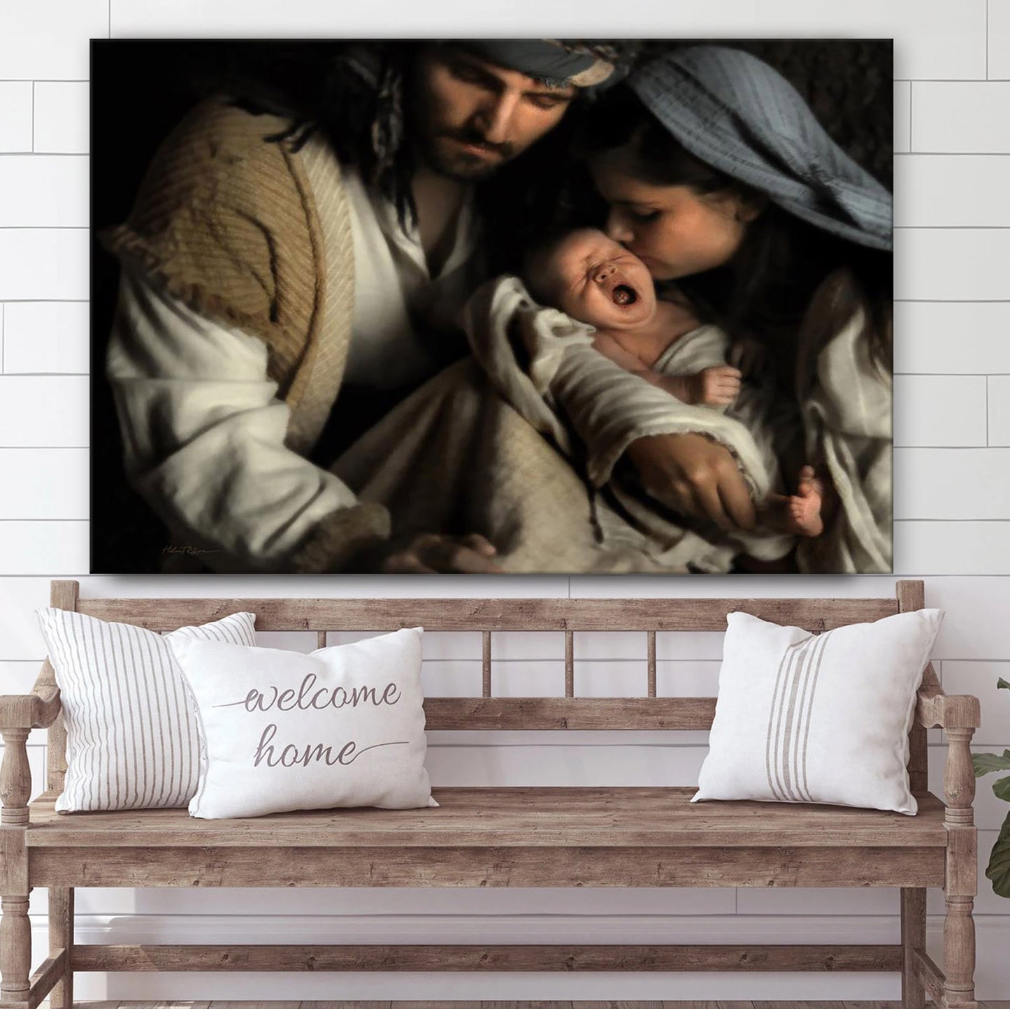Son Of Man Canvas Wall Art - Christian Wall Decor