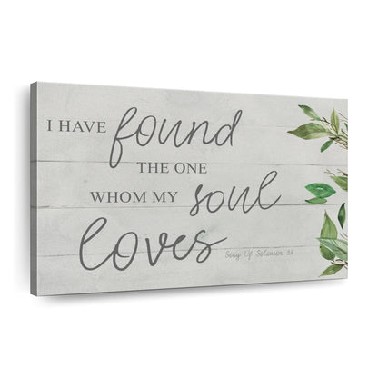 Soul Loves Canvas Wall Art - Christian Canvas Wall Art - Religious Wall Art Canvas