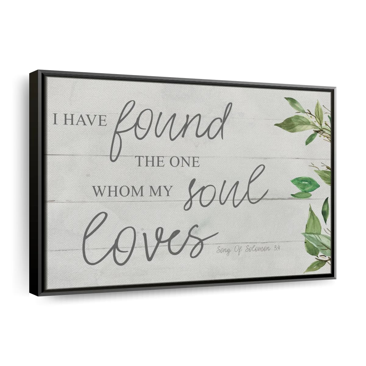 Soul Loves Canvas Wall Art - Christian Canvas Wall Art - Religious Wall Art Canvas
