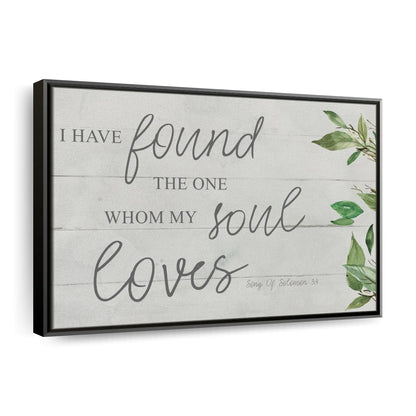Soul Loves Canvas Wall Art - Christian Canvas Wall Art - Religious Wall Art Canvas