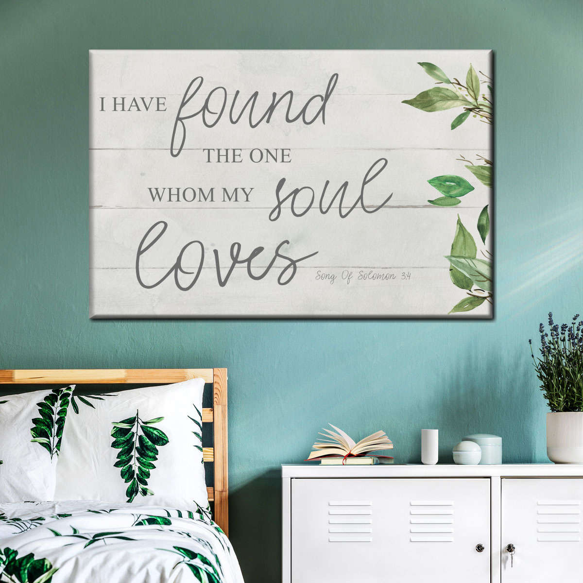 Soul Loves Canvas Wall Art - Christian Canvas Wall Art - Religious Wall Art Canvas
