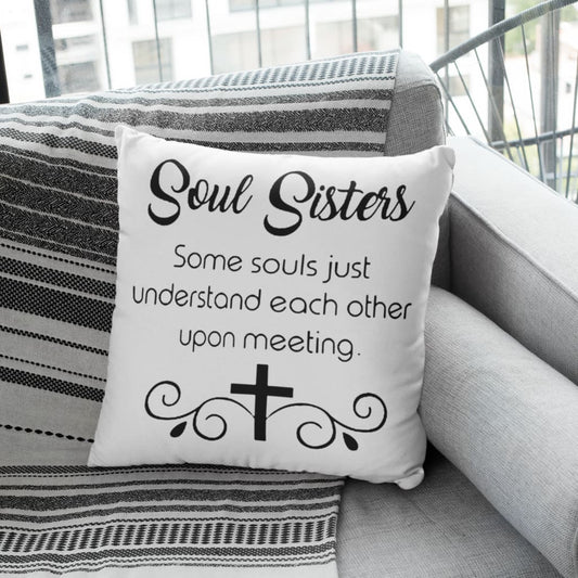 Soul Sisters Christian Pillow