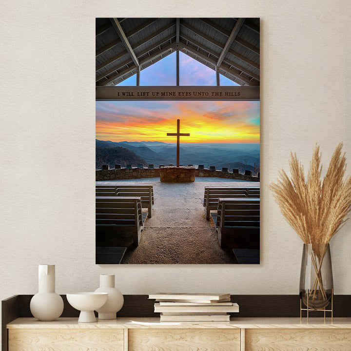 South Carolina Pretty Place Chapel Sunrise Embraced  Canvas Wall Art - Jesus Canvas Pictures - Christian Wall Art