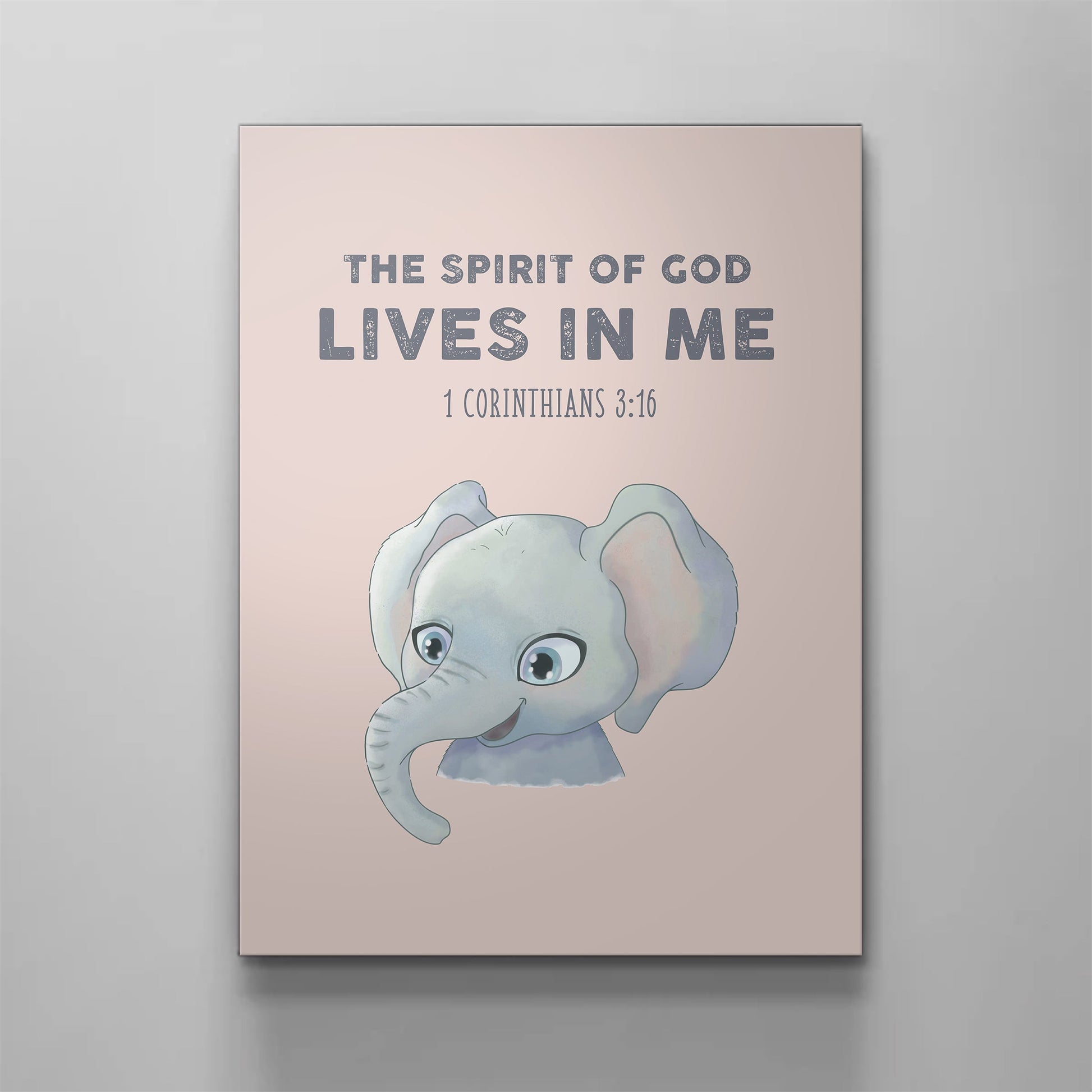 Spirit of God Canvas - Religious Canvas Art - Childrens Bedroom Canvas - Ciaocustom