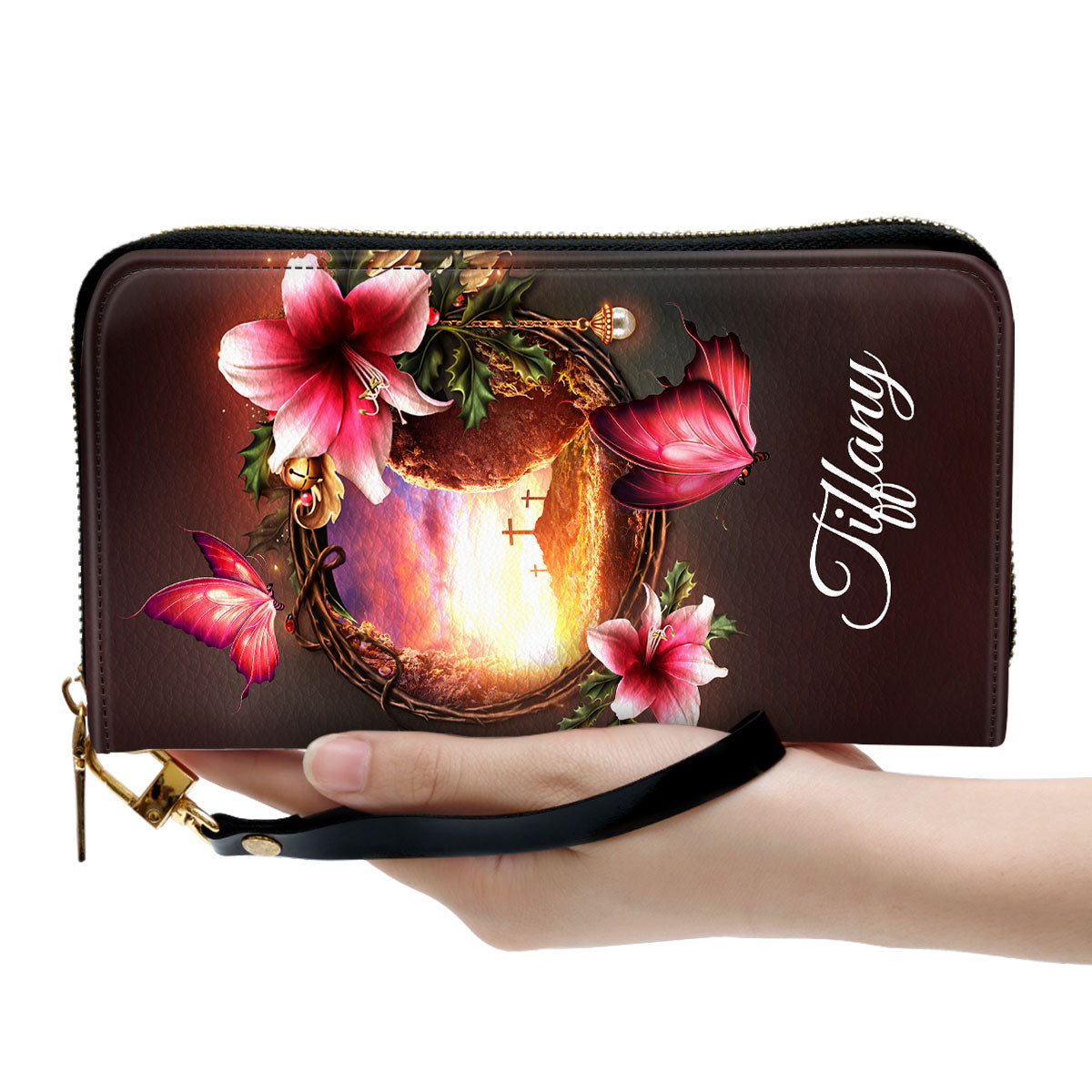 Spiritual Gifts For Women God, Grant Me The Serenity To Accept The Things I Cannot Change Clutch Purse For Women - Personalized Name
