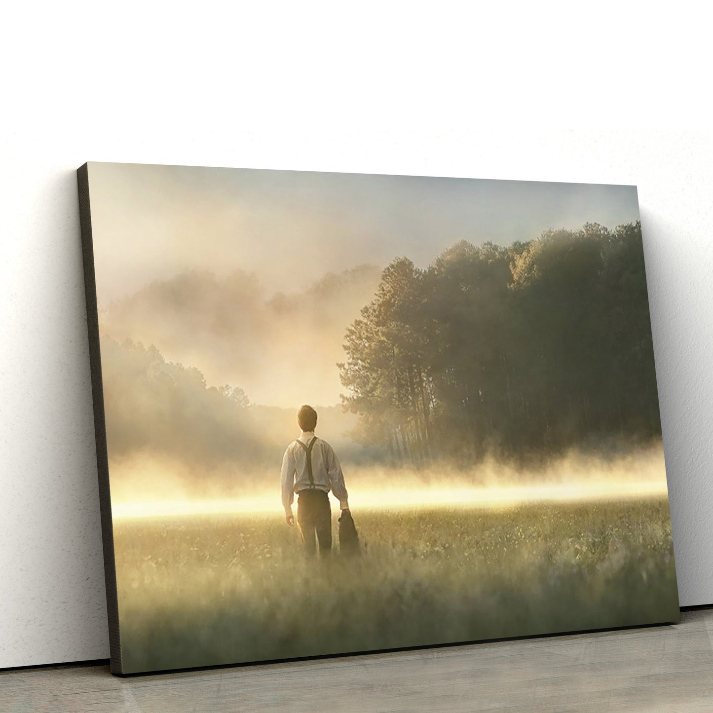 Spring Morning Minicard Canvas Wall Art - Jesus Christ Picture - Canvas Christian Wall Art