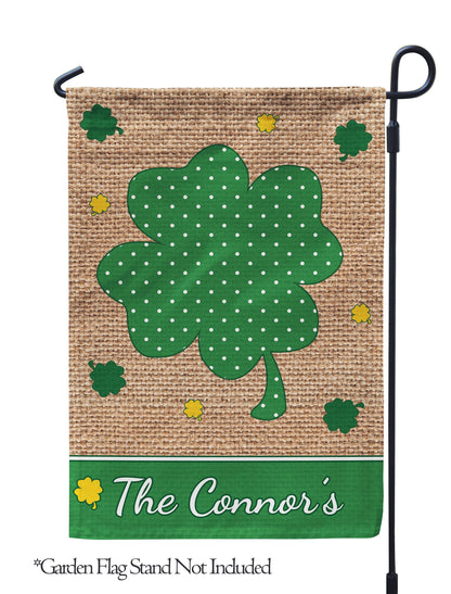St. Patrick's Day Personalized House Flag - St. Patrick's Day Garden Flag - St. Patrick's Day Decorative Flags