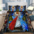 Stained Glass Window Jesus Jesus Bedding Set - Christian Bedding Sets