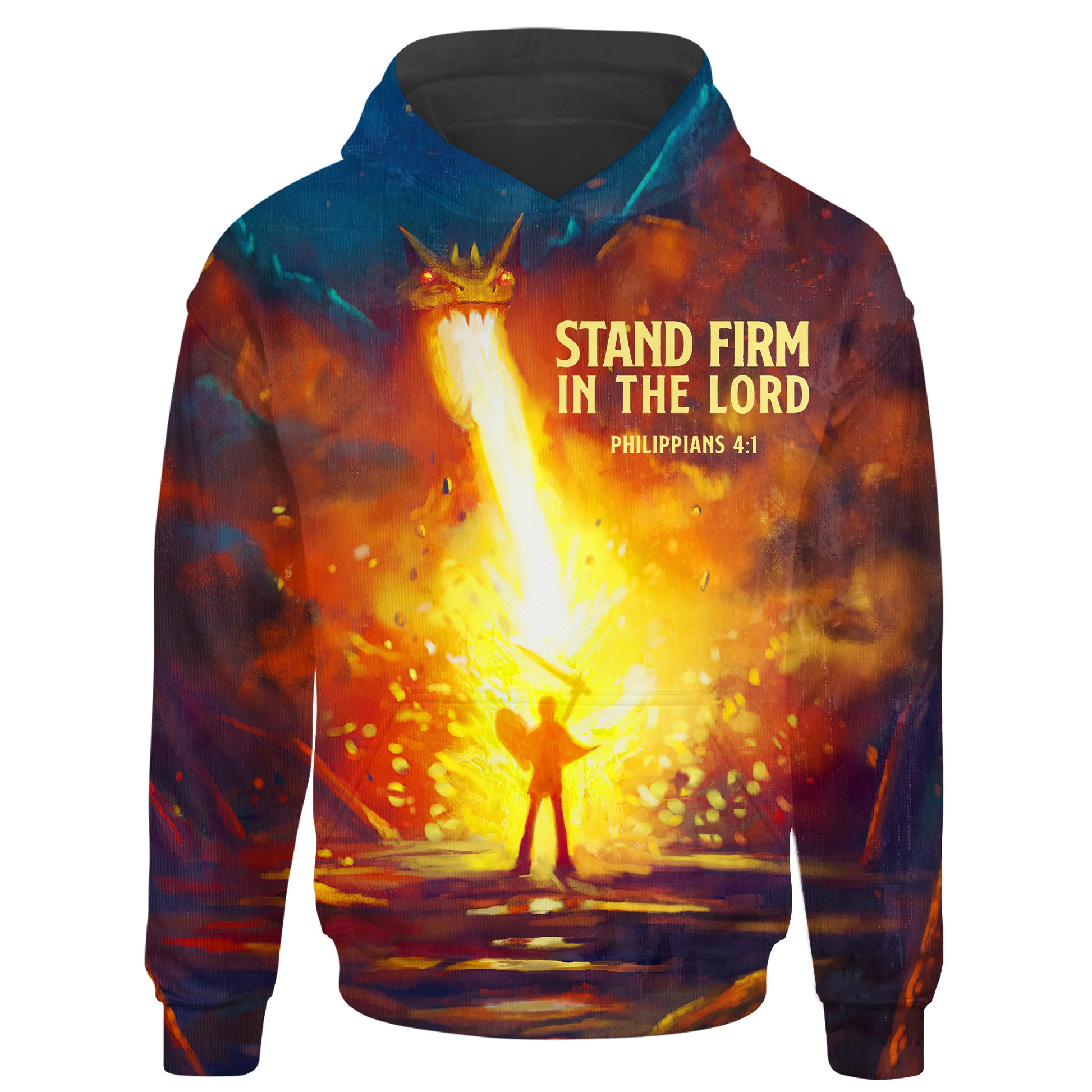 Stand Firm Thus In The Lord Philippians 4 1 Christian Jesus 3d Full Print Hoodie - 3d Jesus Shirts