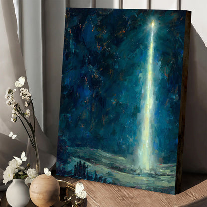 Star Portrait Canvas Wall Art - Christmas Gift