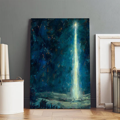 Star Portrait Canvas Wall Art - Christmas Gift