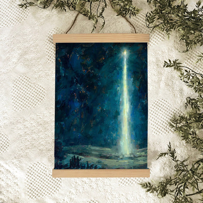 Star Portrait Hanging Canvas Wall Art - Christmas Gift - Religious Canvas