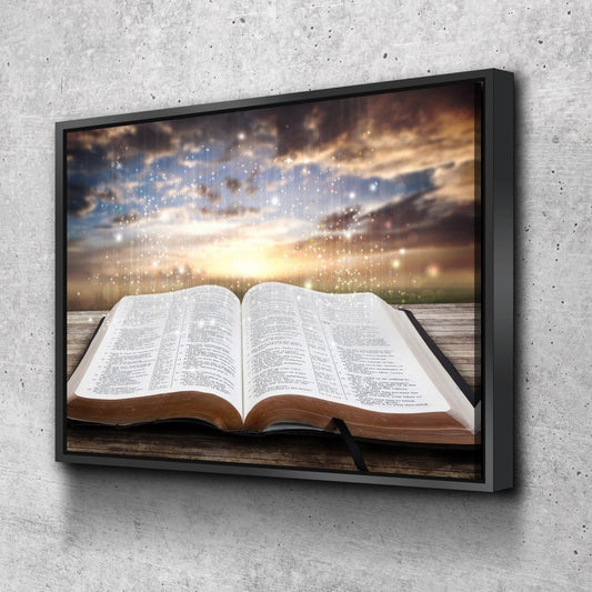 Starry Bible Wall Art - Christian Canvas Wall Art
