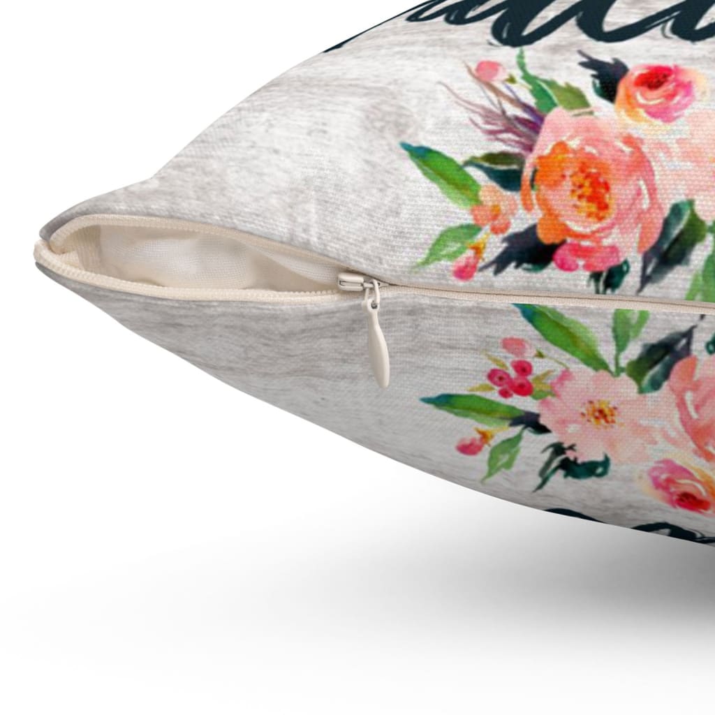 Start Each Day With God Grace And Gratitude Christian Pillow