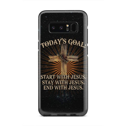 Start With Jesus Stay With Jesus End With Jesus - Christian Phone Cases - Religious Phone Case