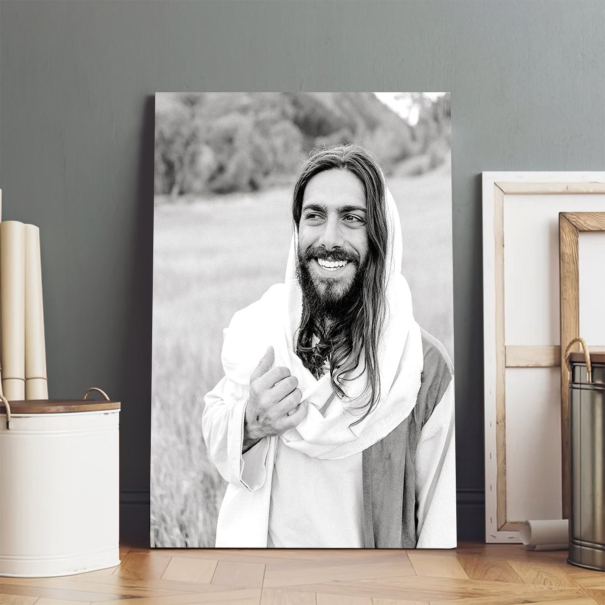 Stay Canvas Wall Art - Jesus Picture - Jesus Portrait Canvas