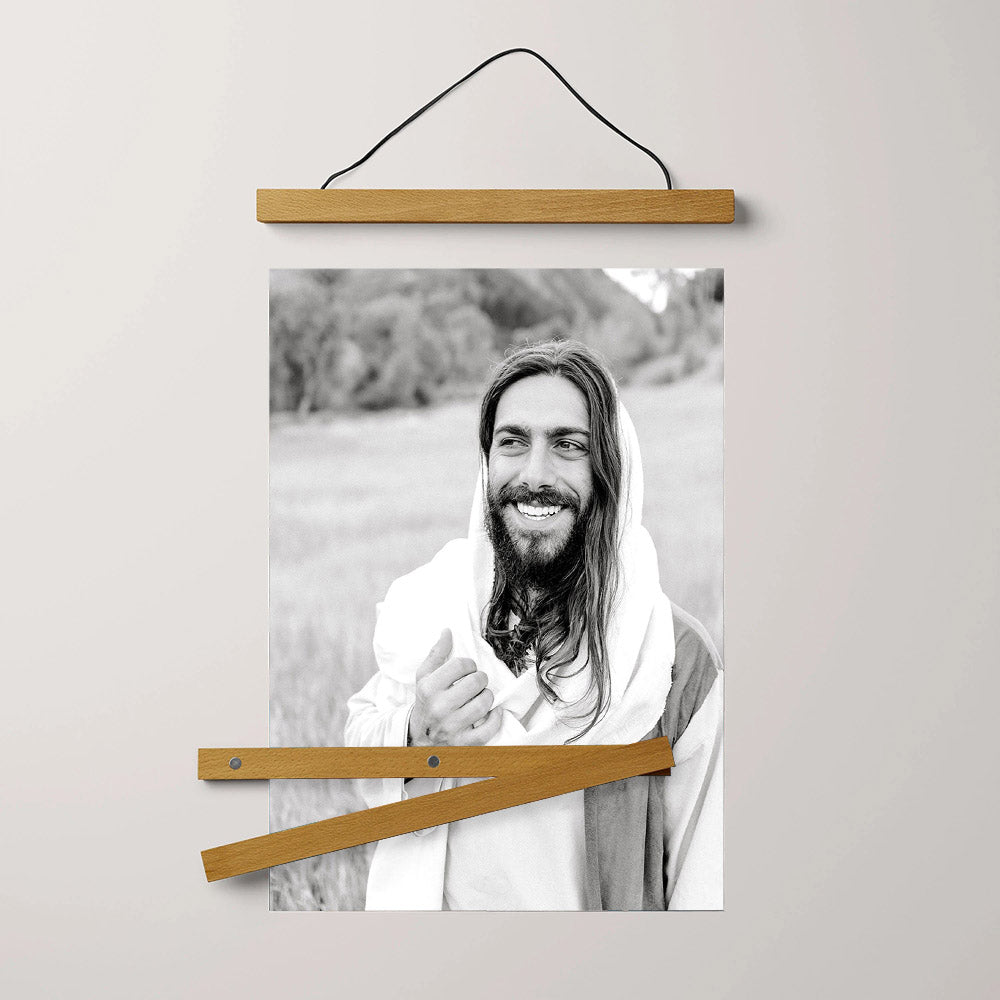 Stay Hanging Canvas Wall Art - Jesus Picture - Jesus Portrait Canvas - Religious Canvas
