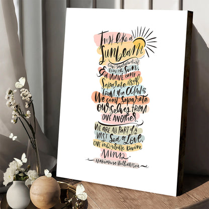 Sunbeam Canvas Wall Art - Christan Wall Decor