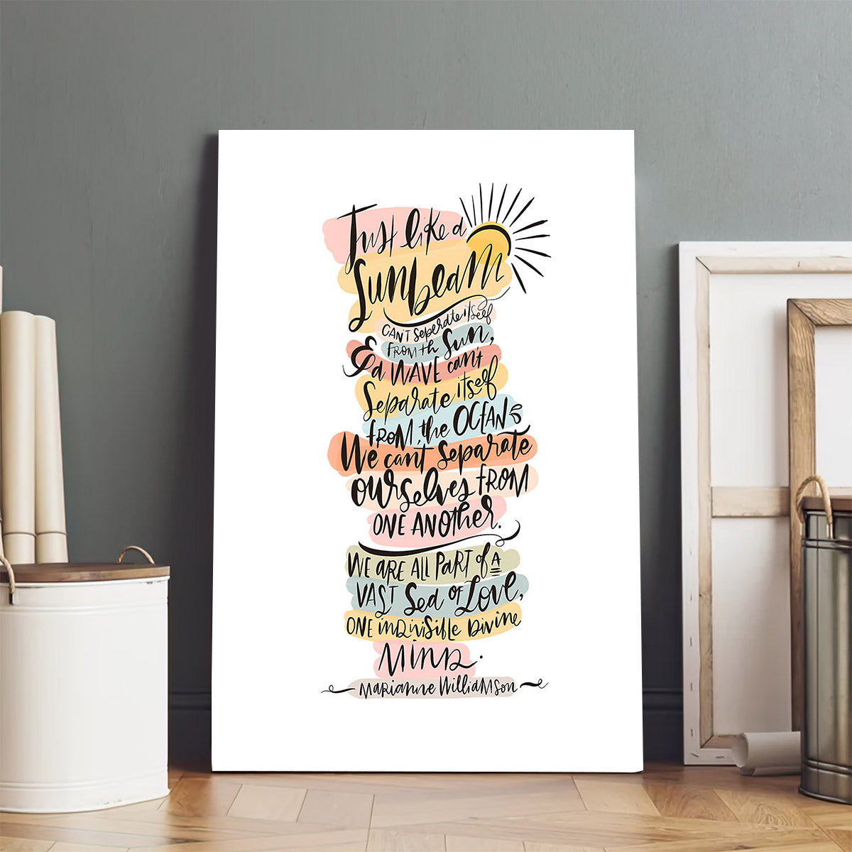 Sunbeam Canvas Wall Art - Christan Wall Decor