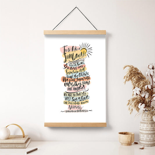 Sunbeam Hanging Canvas Wall Art - Christan Wall Decor - Religious Canvas