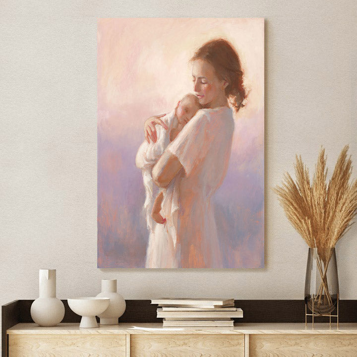 Sunrise For A New Life Canvas Wall Art - Gift For Mom