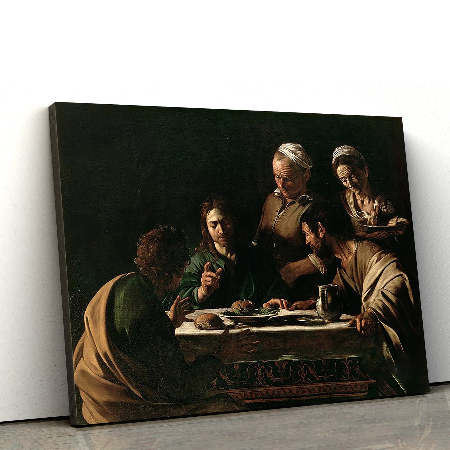 Supper At Emmaus Canvas Pictures - Jesus Canvas Pictures - Christian Wall Art